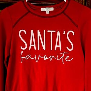 Red 'Santa's Favorite' Shirt